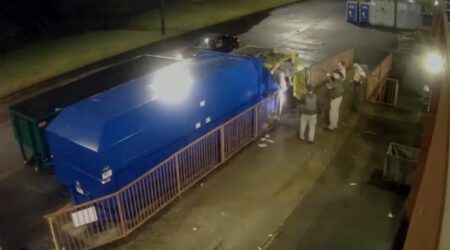 0219 Arrest of Shopping Center Dumpster Diver