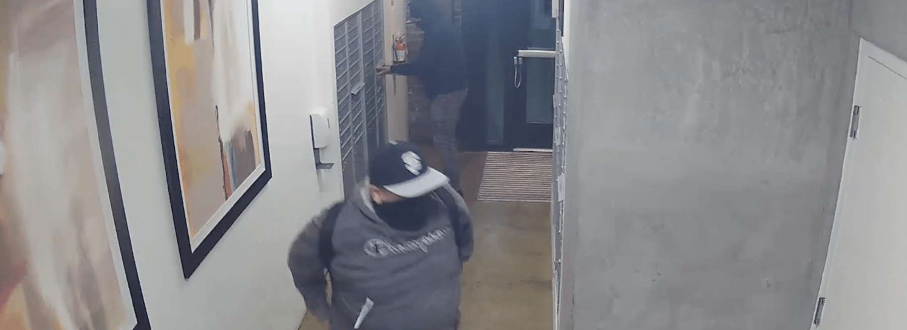 Masked suspects in apartment community
