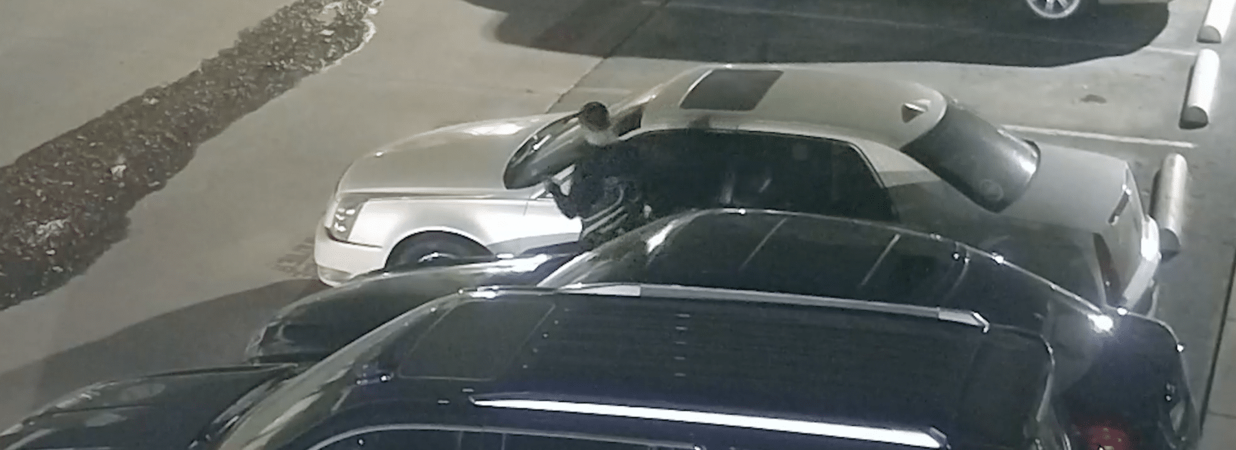 Trespasser caught breaking into vehicle at auto dealership
