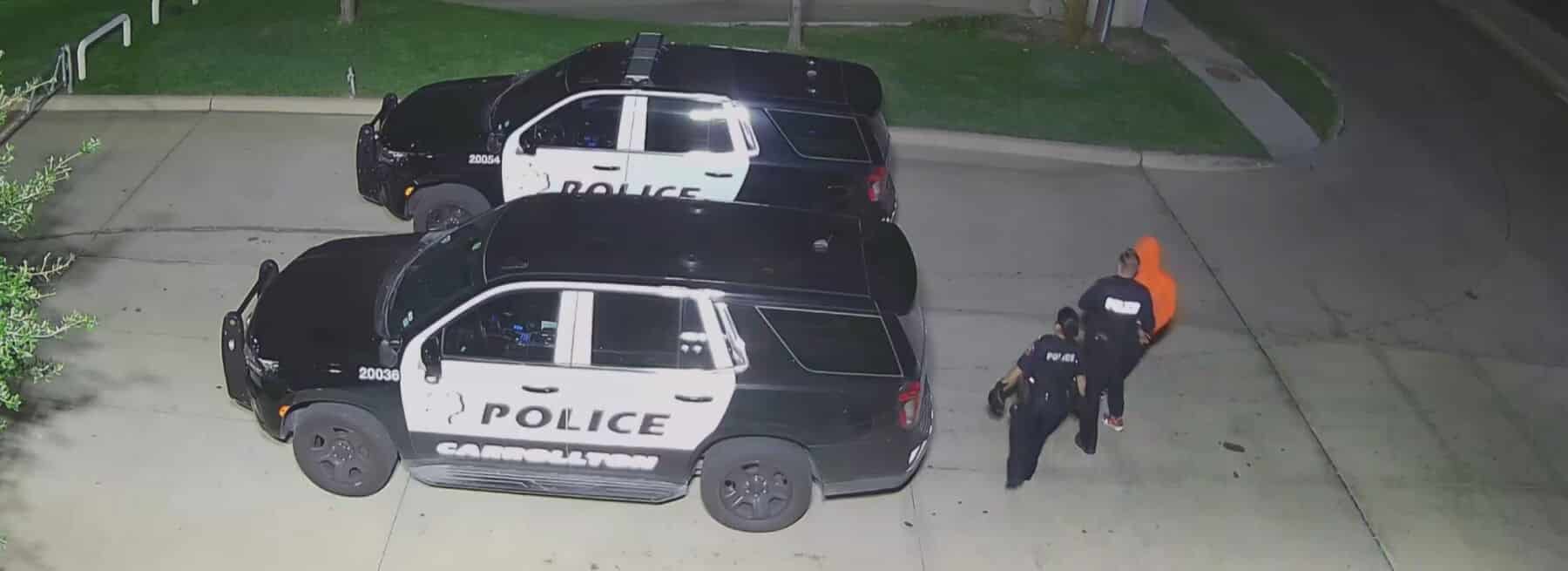 Burglar caught at Texas dealership