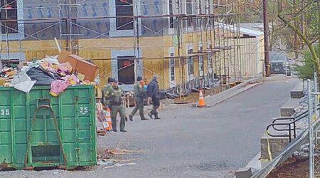 remote monitoring catches construction trespasser