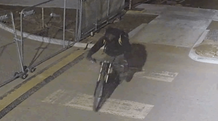 Bicycle Rider Trespasses on Construction Site and Gets Arrested Hero