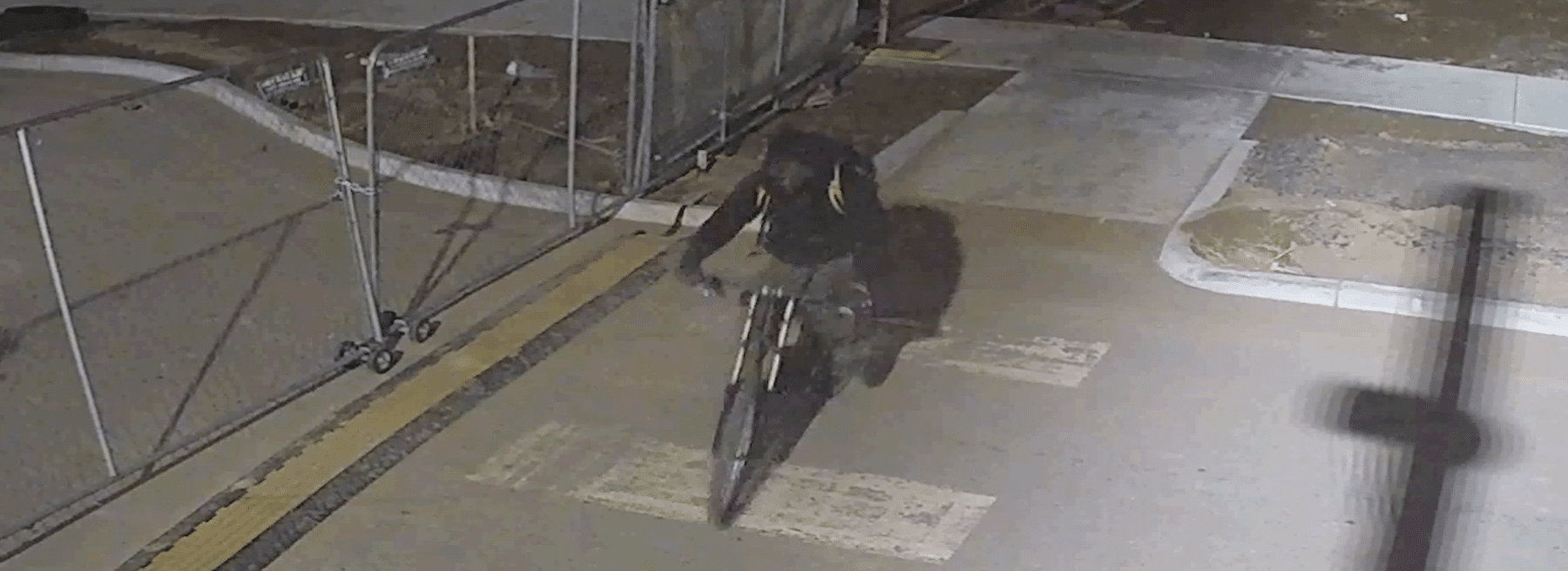 Bicycle Rider Trespasses on Construction Site and Gets Arrested Hero