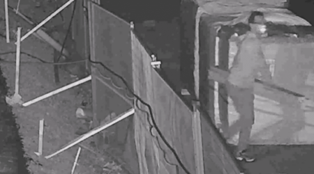 Construction Site Lumber Thief Caught on Camera Hero