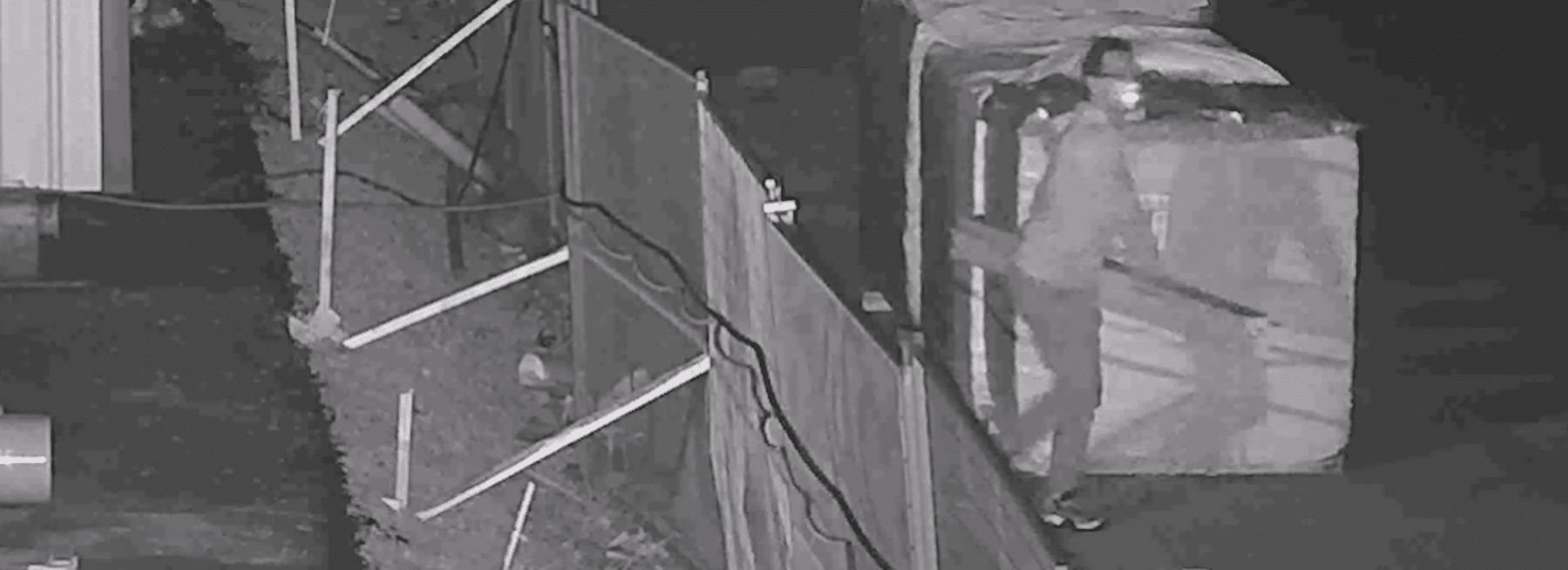 Construction Site Lumber Thief Caught on Camera Hero