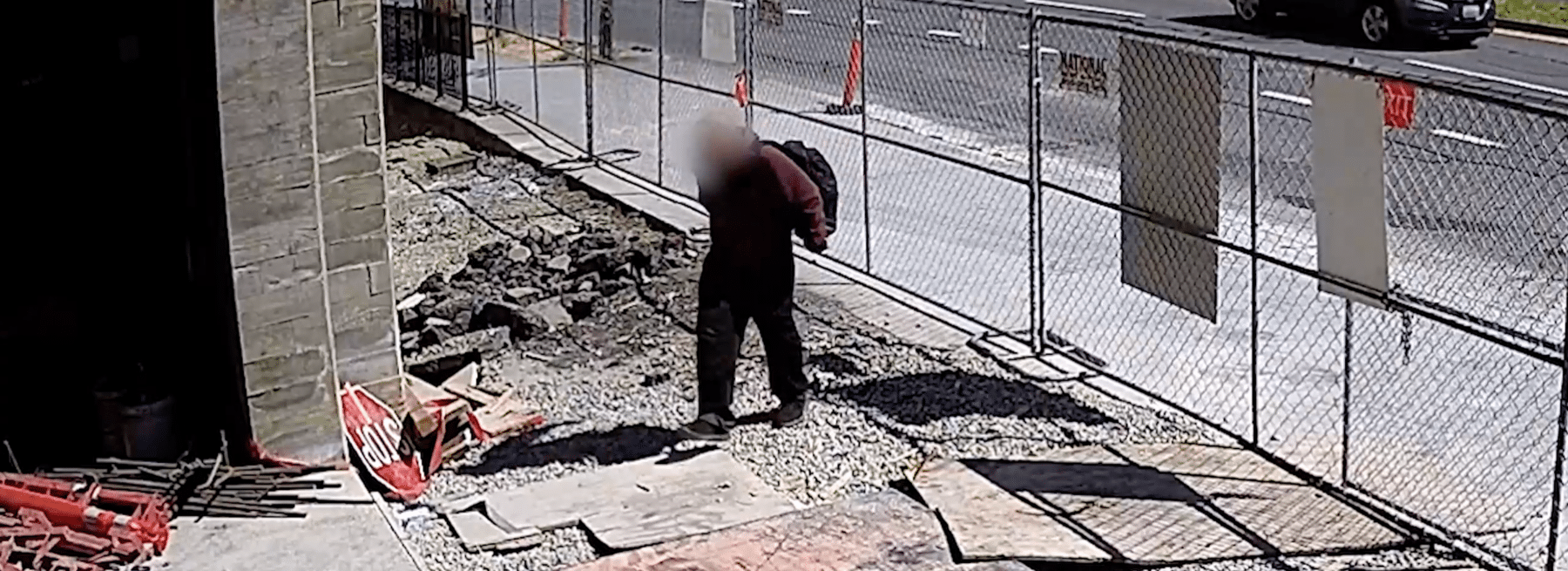 Construction Trespasser Tries Outfit Switch to Avoid Arrest Fails Hero