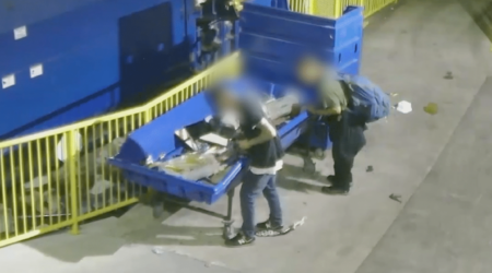 Group Caught Dumpster Diving Behind Shopping Center Hero