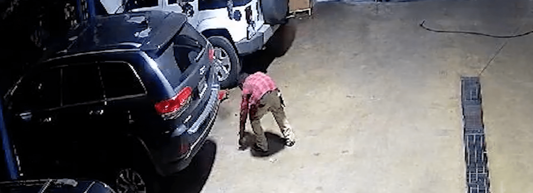 Intruder Breaks In Drop from Ceiling Inside Dealership Hero