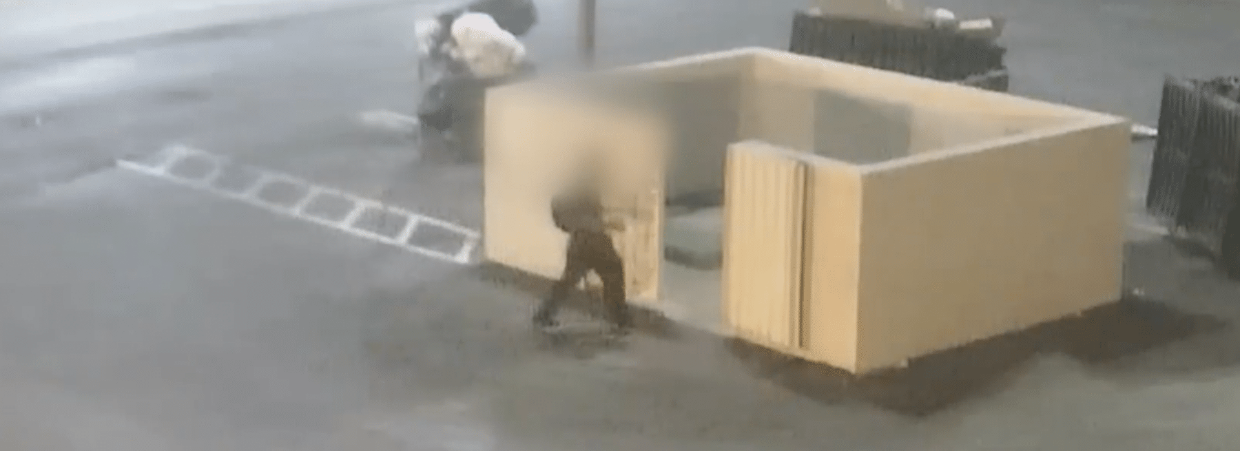 Man Hiding Out in Dumpster Enclosure Placed in Custody Hero