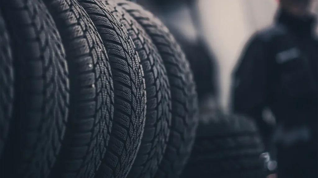 Row of tires