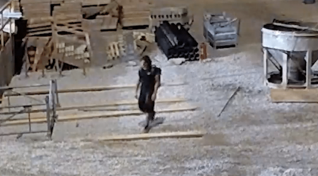 Trespasser Wandering Canadian Campus Construction Site Caught Hero