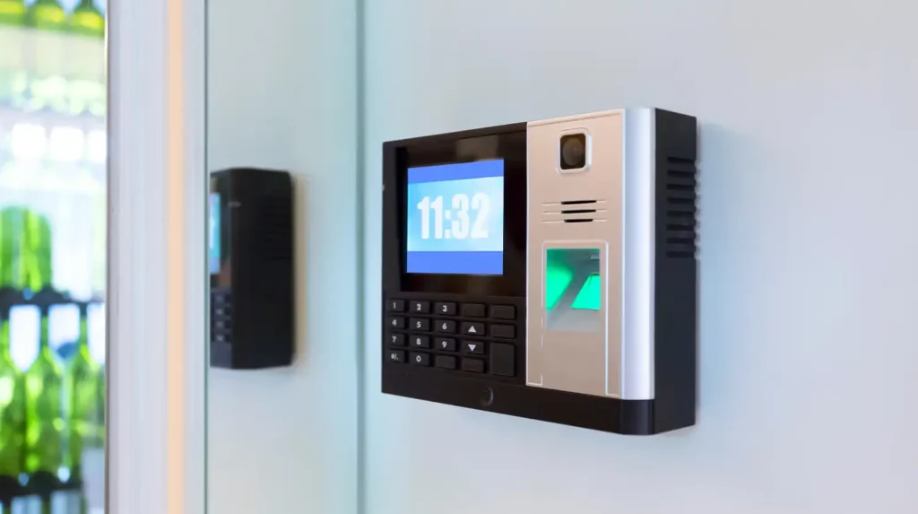 security system keypad